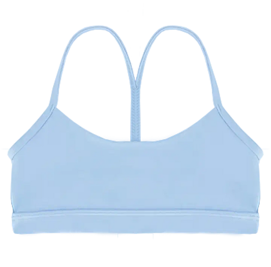 A flat lay image of the Inala Crop in the colour Crystal.